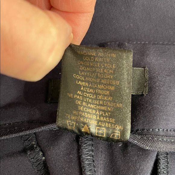 Dalia Skinny Fit Legging Trousers Navy Blue Pull On Stretch Size 8 - Picture 9 of 11